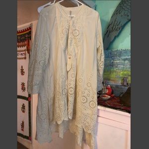 Magnolia Pearl Ines Eyelet tunic
